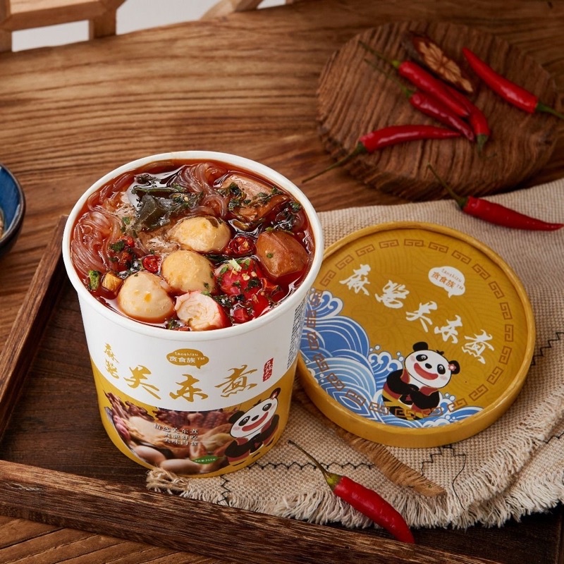 Lẩu cốc viên hải sản full topping, lẩu cốc ăn liền siêu tiện lợi, lẩu cốc Hongkong kèm miến ăn bao no | BigBuy360 - bigbuy360.vn