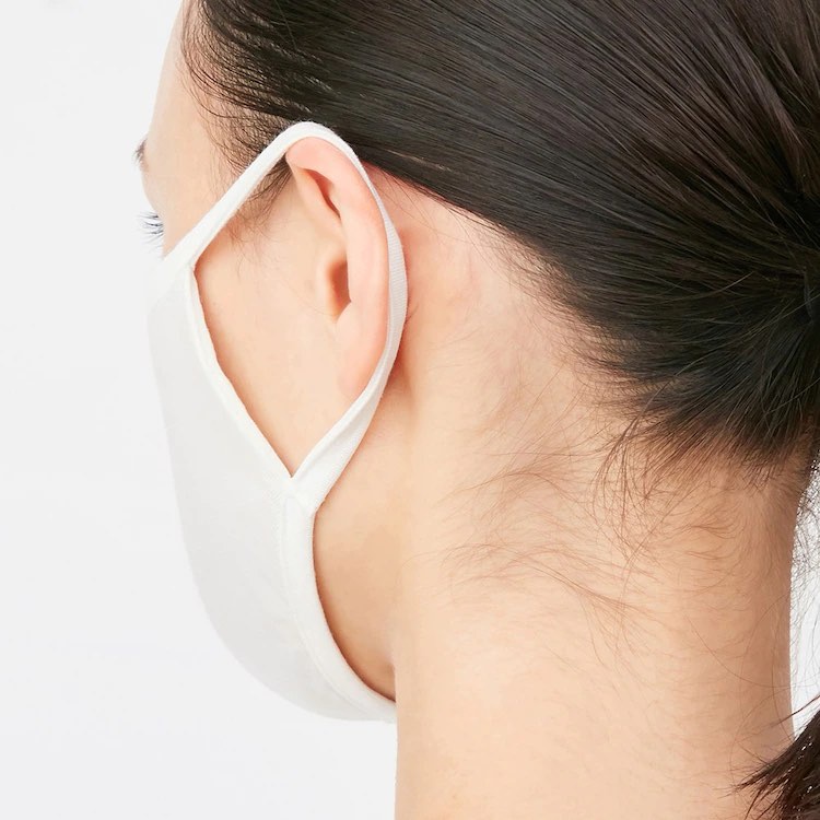 (GU Nhật chính hãng) Nam/ Nữ - Set 2 khẩu trang vải chất liệu GU Dry với bộ lọc hiệu suất cao
