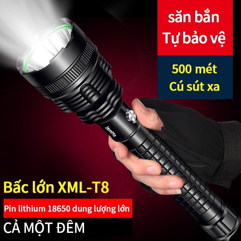 Đèn pin LED, bấc XPE siêu sáng, thích hợp cho ngoài trời, cắm trại