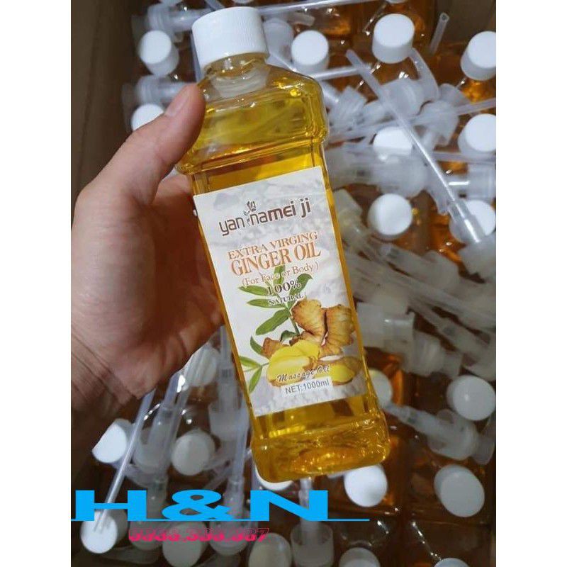Tinh dầu massage body gừng nóng