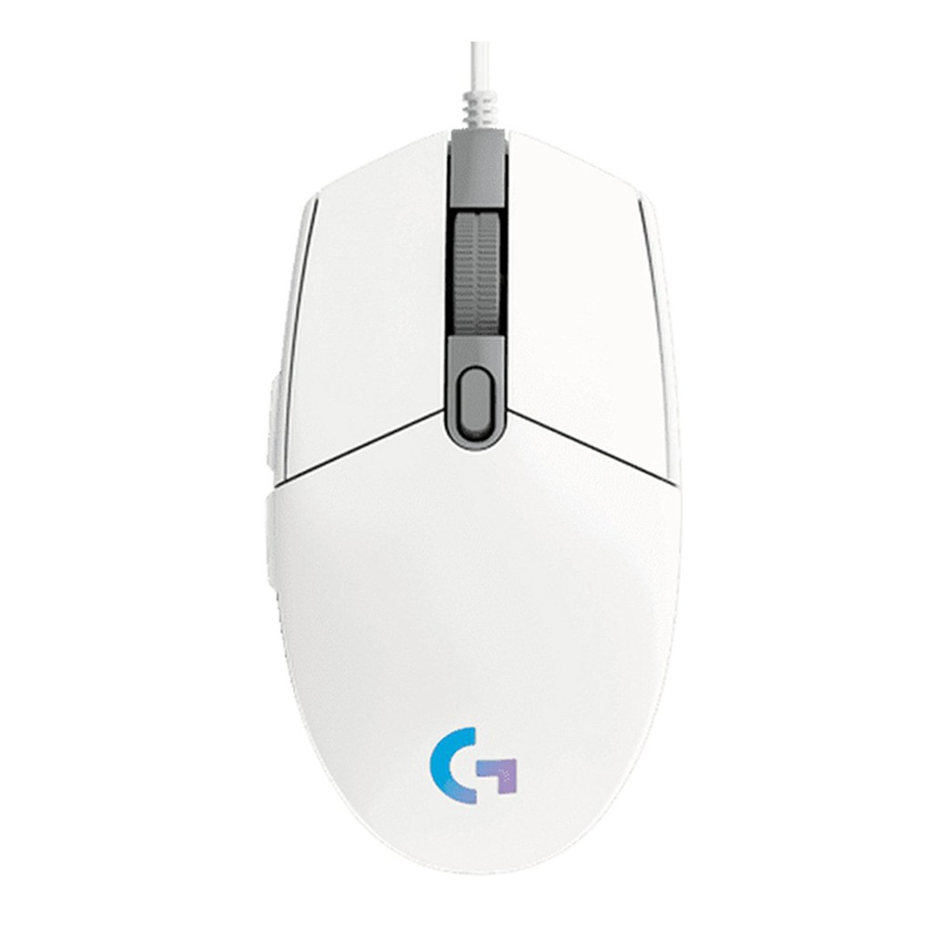 [Mã ELMS4 giảm 7% đơn 500K] Chuột Logitech G102 Lightsync RGB White - Chính hãng phân phối