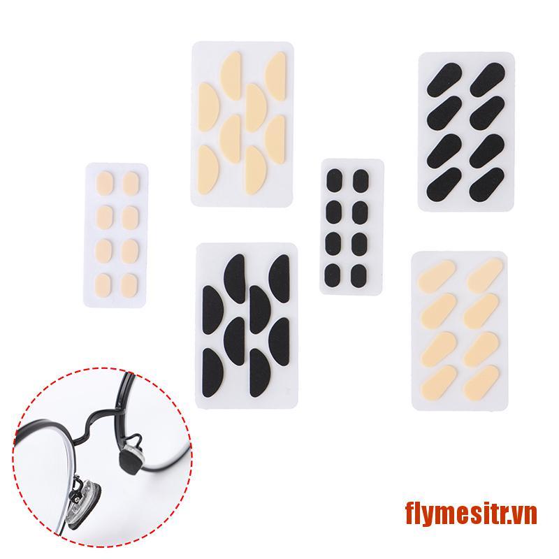 FLYME 40Pcs Soft EVA Foam Nose Pads Anti-Slip Adhesive Grips Eyeglass Nosepads