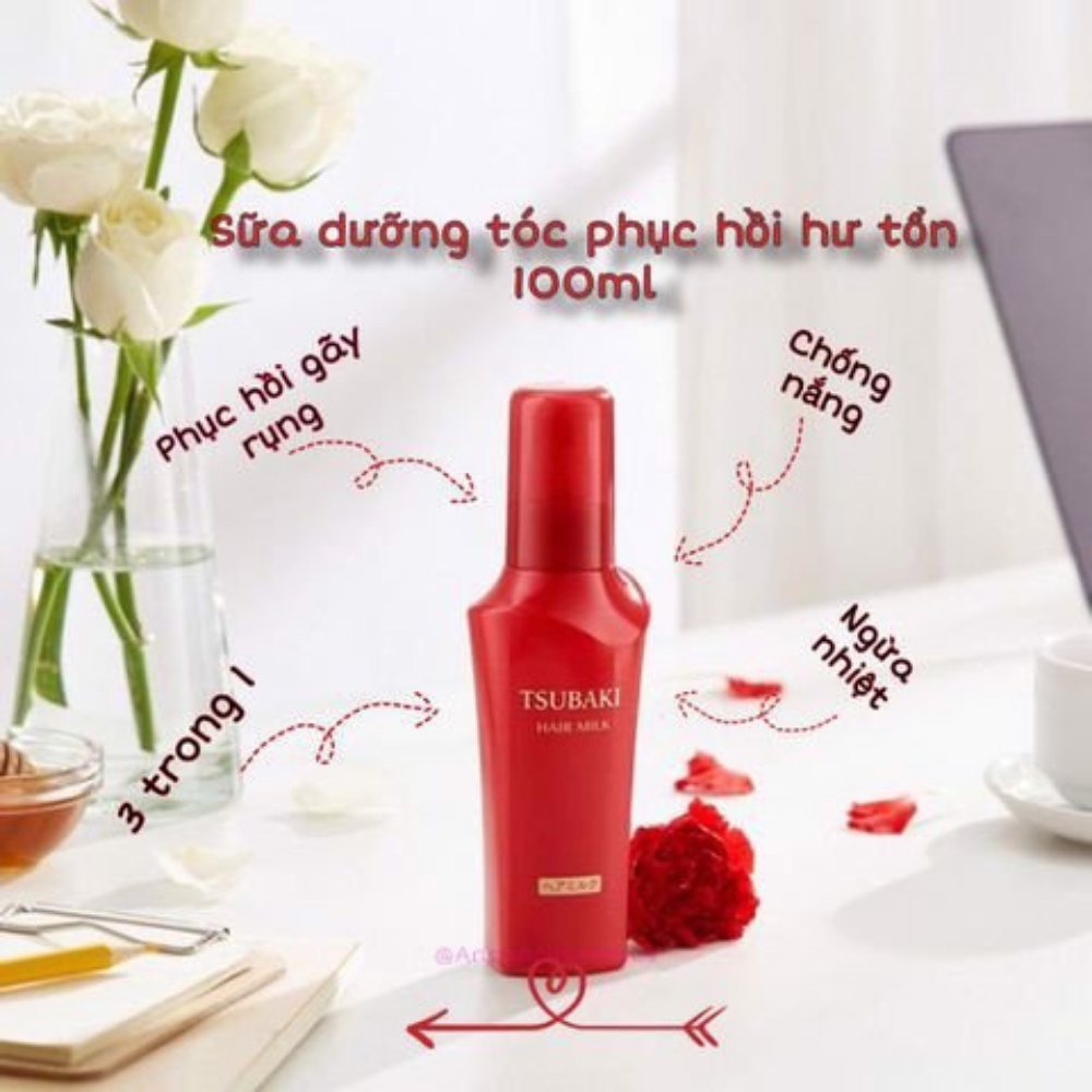 Tsubaki Sữa dưỡng chống nắng phục hồi hư tổn 100ml