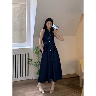 Đầm Nữ Hn Trơn Sát Nách From Rộng Dáng Dài Mã 702 (S,M)