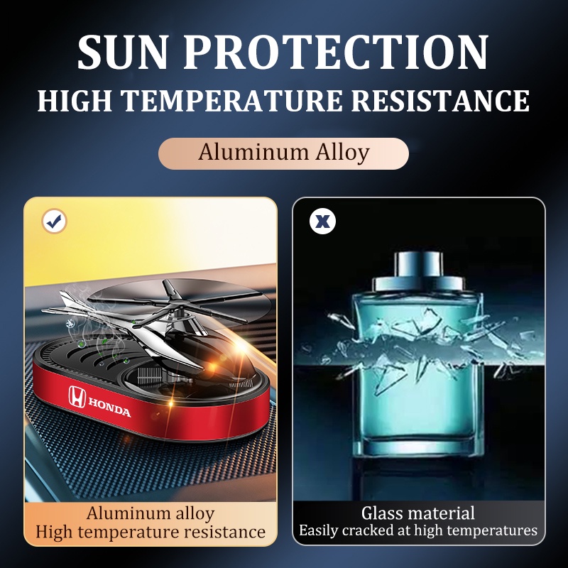 Honda CAMRY Car Perfume Car Aromatherapy Car Helicopter Sun Center Dashboard Interior Decor Deodorant Long Lasting Scent Auto Accessories Interior