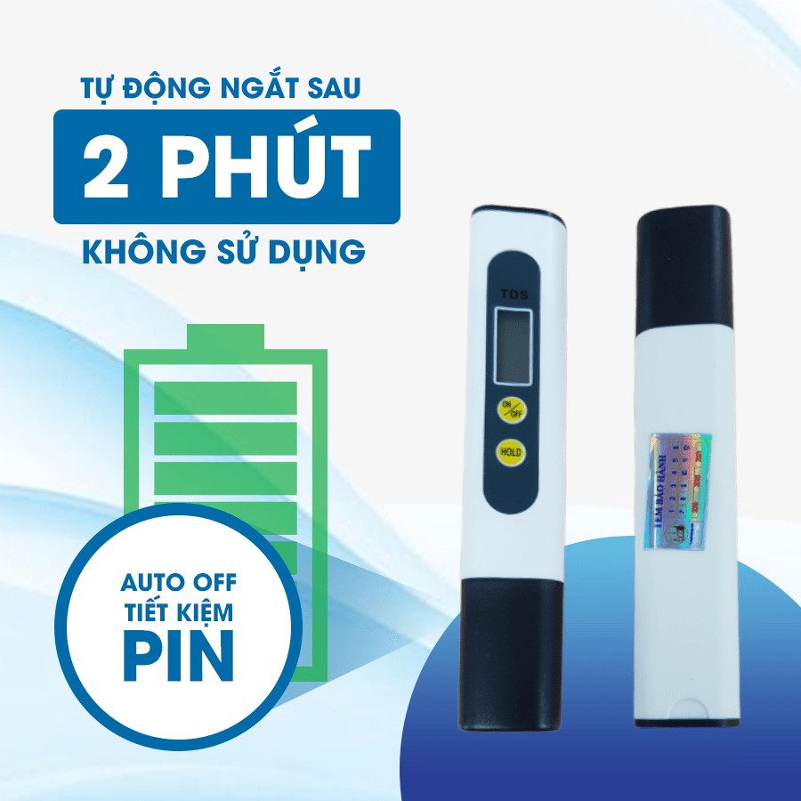 [FREESHIP] Dụng Cụ Đo Kiểm Chất Lượng Nước, Bút Đo Độ Tinh Khiết Của Nước TDS Giúp Kiểm Độ Sạch Của Nước.