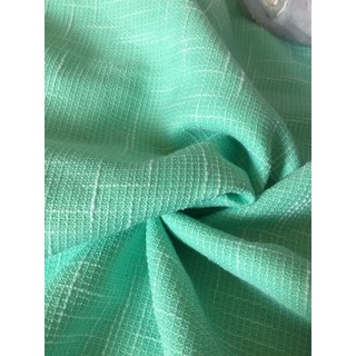 Vải Sweed màu xanh