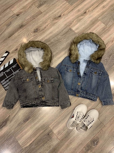 Áo jeans lót lông