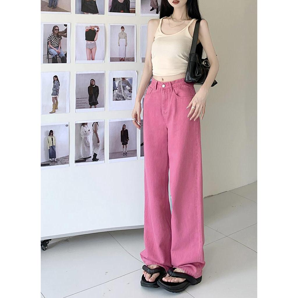 63924 Mùa Hè Mới Quần Jean Nữ Màu Kẹo