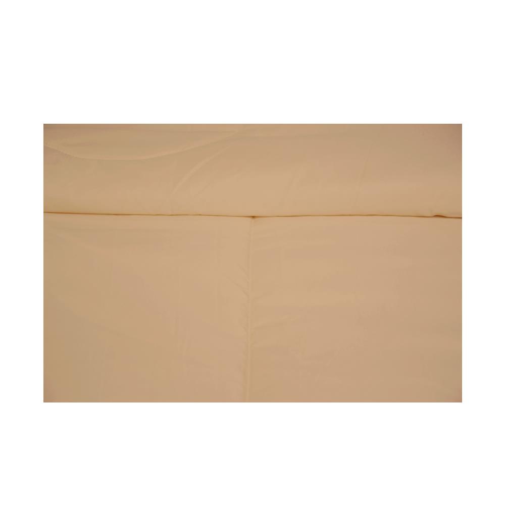 HomeBase HLS Bộ ga gối trải giường mền microfiber Thái Lan King size 183x198x31cm nâu trơn