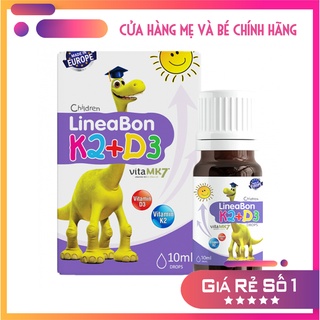LineaBon Vitamin D3 K2 bổ sung K2 D3 giúp tăng hấp thu canxi trẻ