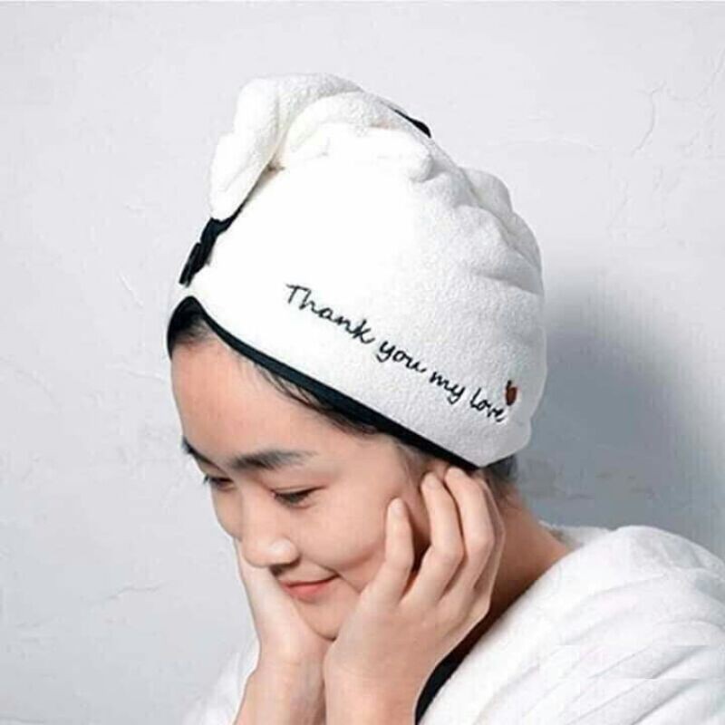 Khăn cuốn khô tóc siêu tiện lợi