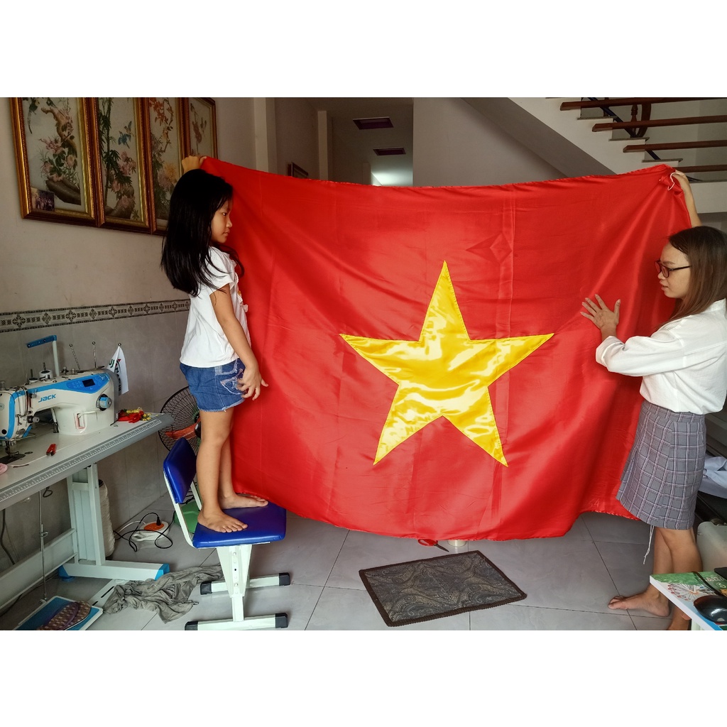 Cờ Việt Nam, Cờ Tổ Quốc may đẹp, đủ các kích thước lớn