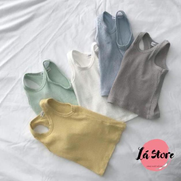 [chính hãng Minky Mom] Bộ ba lỗ Minky Mom thun gân chuẩn Quảng Châu - Lá Kids Shop