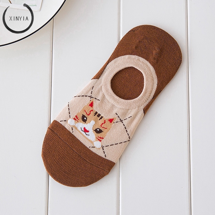 Cartoon animated spring and summer boat socks