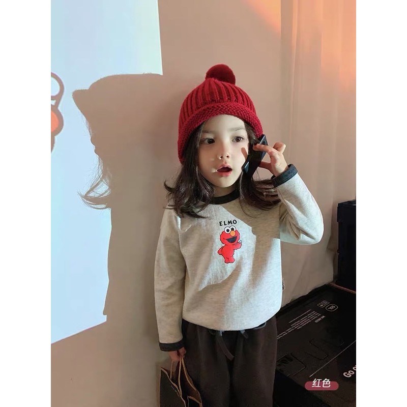 Mũ len cục bông tháo rời CHENCHENMA