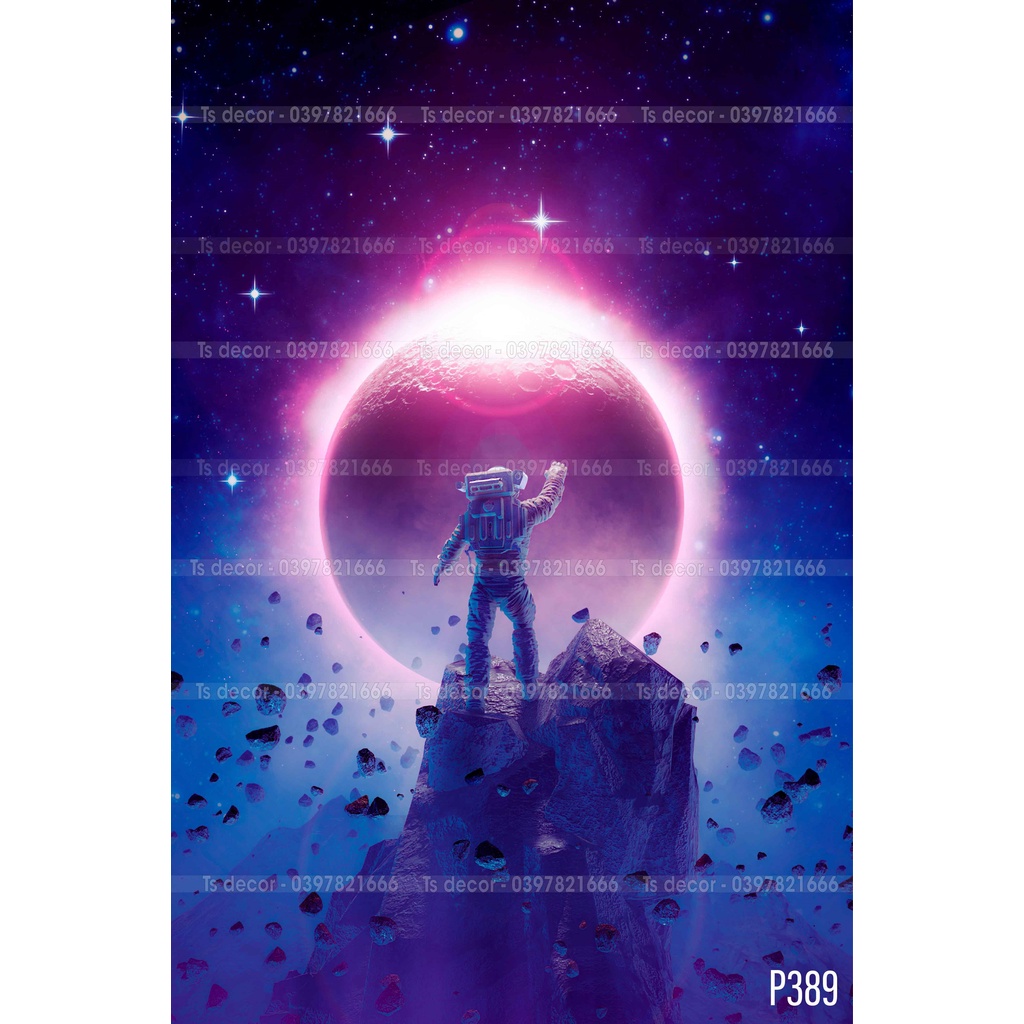 Phông Nền Không Gian Vũ Trụ Giành Cho Streamer, Game Thủ