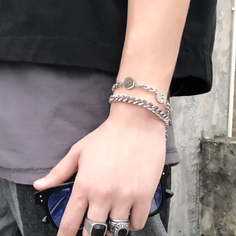 Vòng tay mặt cười thời trang phong cách Hàn Quốc cho nam nữ