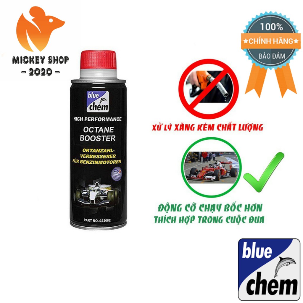 [ CAO CẤP ] BLUECHEM - OCTANE BOOSTER – TĂNG CHỈ SỐ OCTAN CHO XĂNG - 250ML