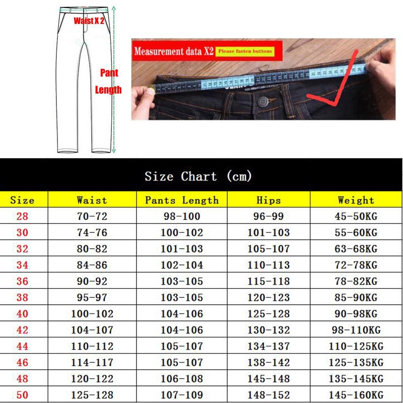 Quần Jeans Nam Ống Rộng PLUS Size 45-160KG