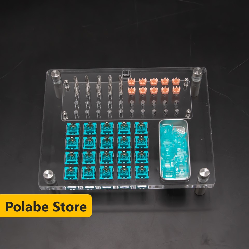 Lube Station Kelowna hàng chính hãng - Khay lube switch bàn phím cơ 20 slot/36 slot Premium version - Polabe Store