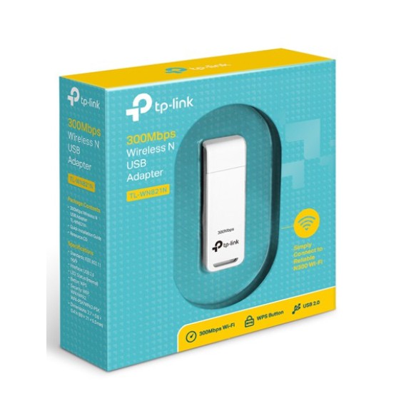 USB thu sóng Wifi Tp-Link TL-WN821N tốc độ 300Mbps (Chính hãng) | BigBuy360 - bigbuy360.vn