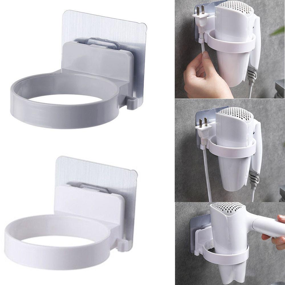 Giá Đỡ Máy Sấy Tóc 1 Ngăn Không Cần Khoan Tiện Dụng Cho Phòng Tắm