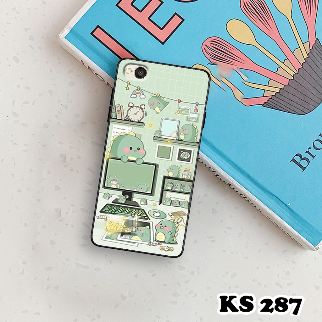 Ốp lưng Xiaomi Redmi 4 - Redmi 4A - Redmi 4X - Ốp in hình khủng long,dinosaur dễ thương