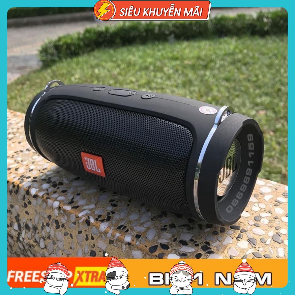 Loa Bluetooth JBL Charge 4+ Mini bass tốt khoẻ - có dây đeo bảo hành lỗi 1 đổi 1