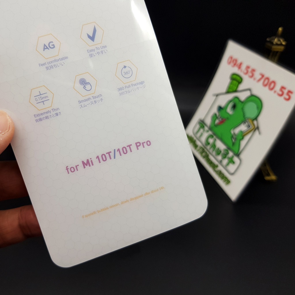 [Ảnh Thật] Dán CL Dẻo PPF Xiaomi Mi 10T/ 10T Pro 5G Cường Lực Chống Vân Tay