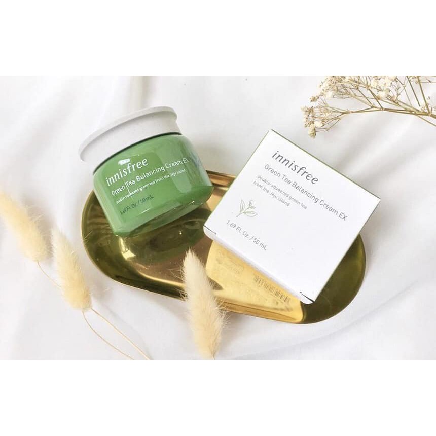 KEM DƯỠNG TRÀ XANH INNISFREE GREEN TEA BALANCING CREAM EX
