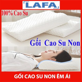 Gối Cao Su Non Êm Ái, Chống Mỏi Cổ Vai Gáy, Chống Ngủ Ngáy