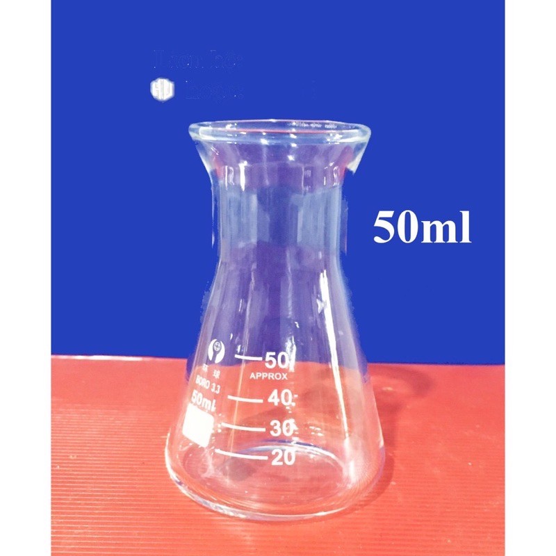 Bình tam giác thuỷ tinh TQ có chia vạch
