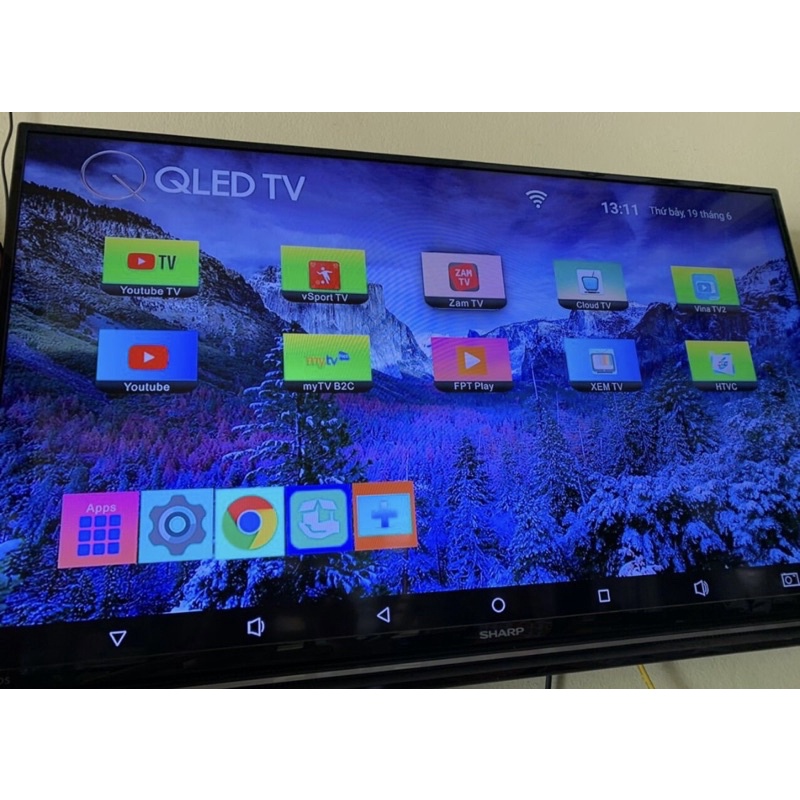 tivi box Qled TV Ram 4Gb bluetooth