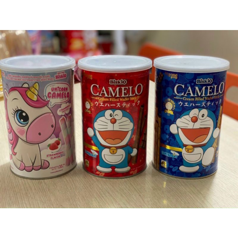 [ 135g ] Bánh Quế Nhân Kem Cầu Vồng Camelo Thái Lan / Ngựa Pony / Fullo