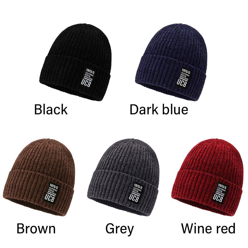 Mũ Beanie Dày Dặn Giữ Ấm Mùa Đông Cho Nam Nữ