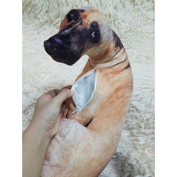 Gối chó 3d nhồi bông trang trí 50cm