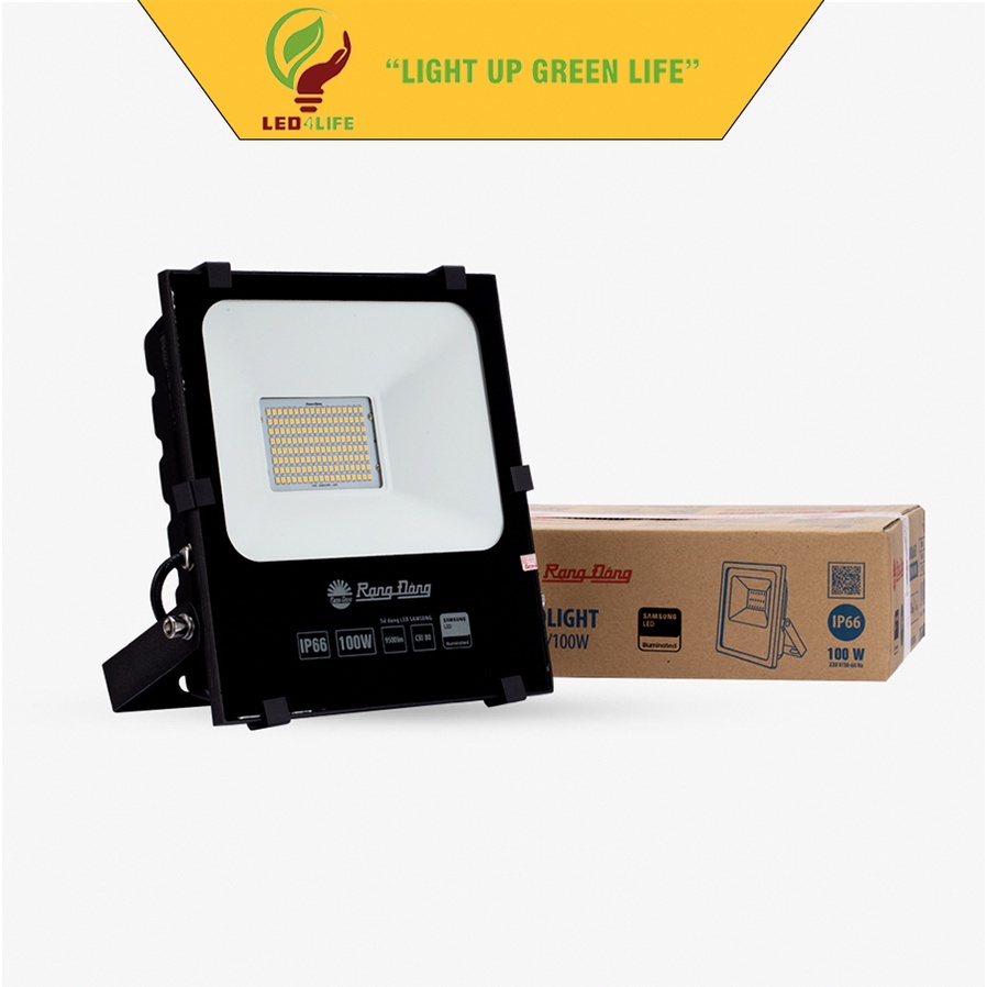 Đèn Pha LED Rạng Đông 10W 20W 30W 50W IP65, Chống Bụi, Chống Nước,Chiếu sáng ngoài trời, Model: CP06 10W 20W 30W 50W