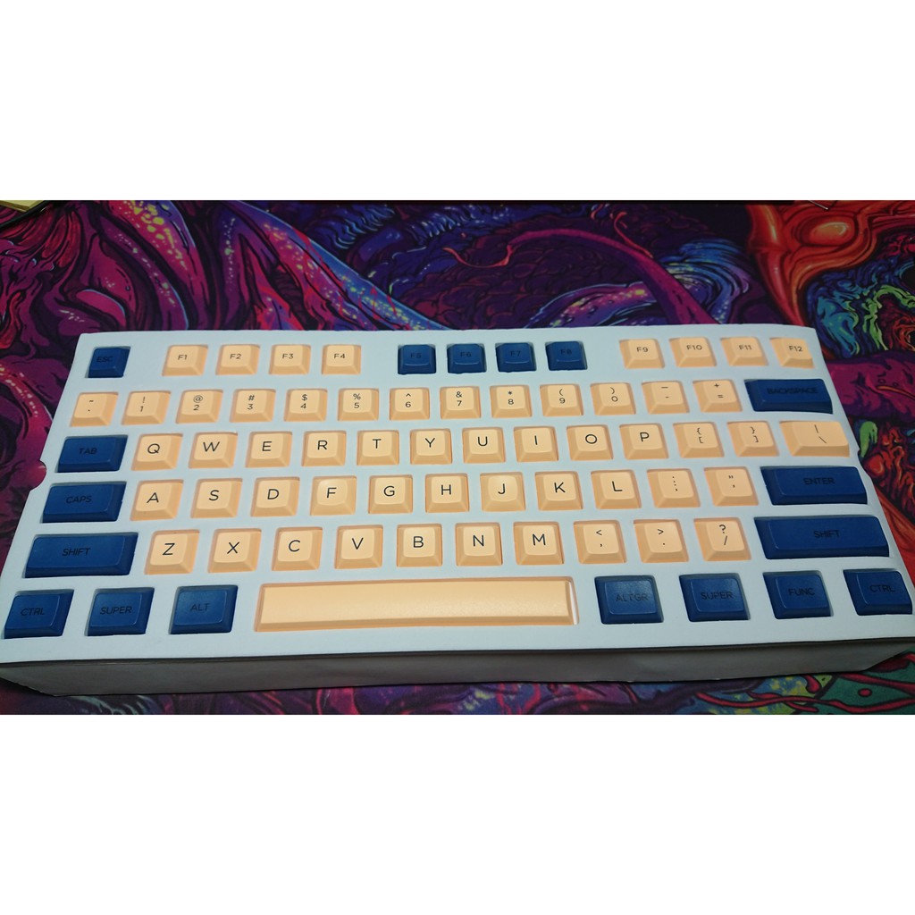 Set Keycap DSA Yellow Blue 145