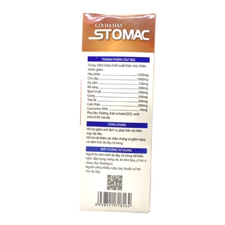 Gói dạ dày Stomac Curcumin 95%