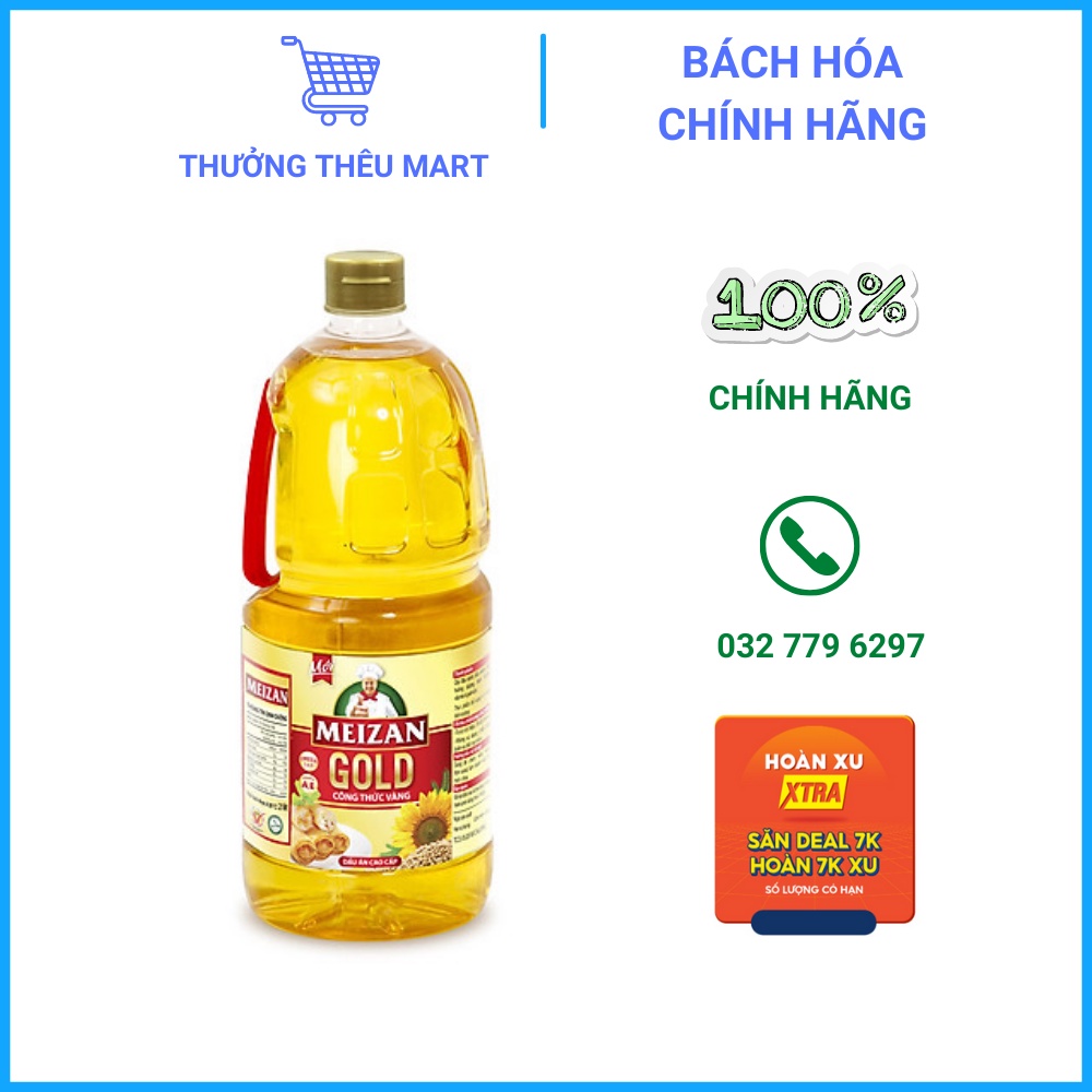 Dầu Ăn Meizan Gold Chai 2 Lít
