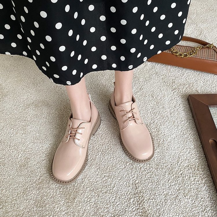 Giày Oxford Mũi Tròn Đế Thấp Thời Trang Thanh Lịch Cho Nữ | BigBuy360 - bigbuy360.vn