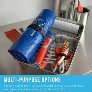 Nylon elastic velcro buckle strap organizer self-adhesive reusable band