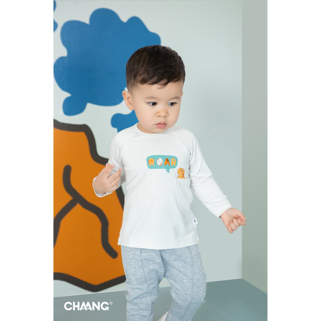 Chaang Áo dài tay cotton cho bé nhiều màu AW2021D11