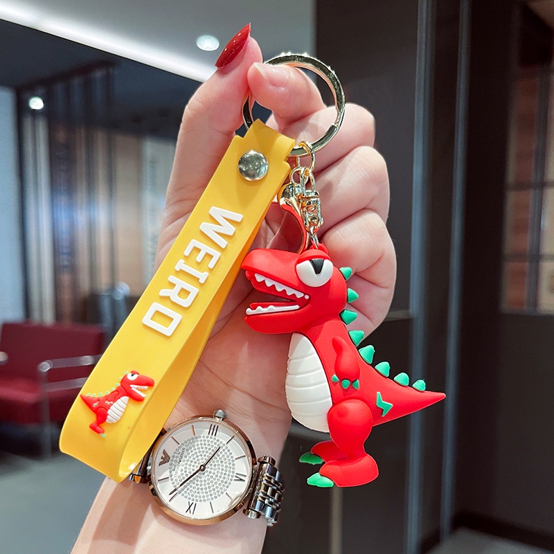 Móc Khóa Hình Khủng Long Hoạt Hình Dễ Thương