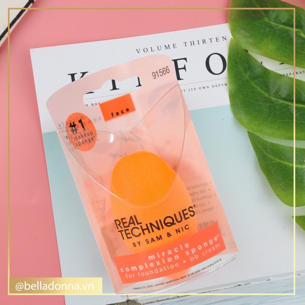 Mút Tán Kem Nền Dạng Vạt Xéo Real Techniques Miracle Complexion Sponge