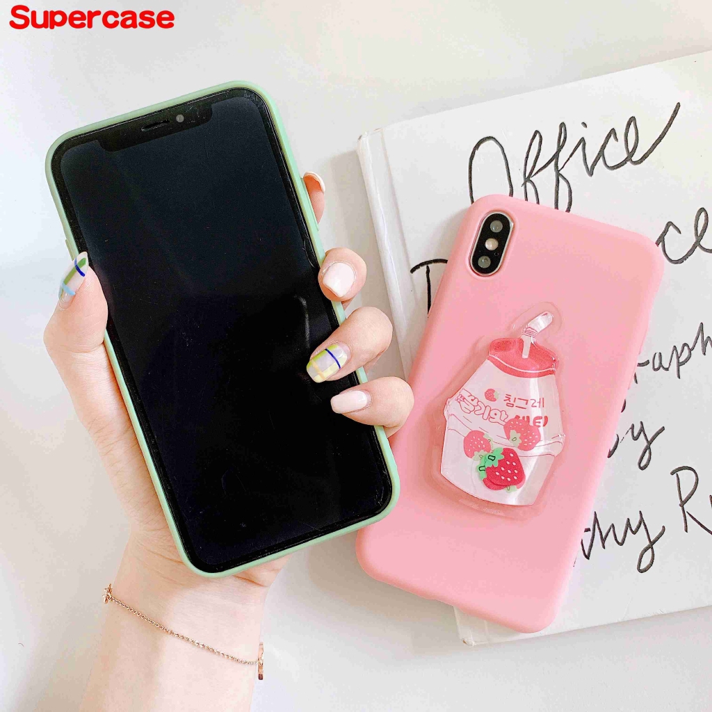 Ốp điện thoại hình  sữa chuối/dâu/bơ cho Samsung Galaxy S10E S10+ S10 S9+ S9 S8+ S8 Plus S7 S6 E | BigBuy360 - bigbuy360.vn