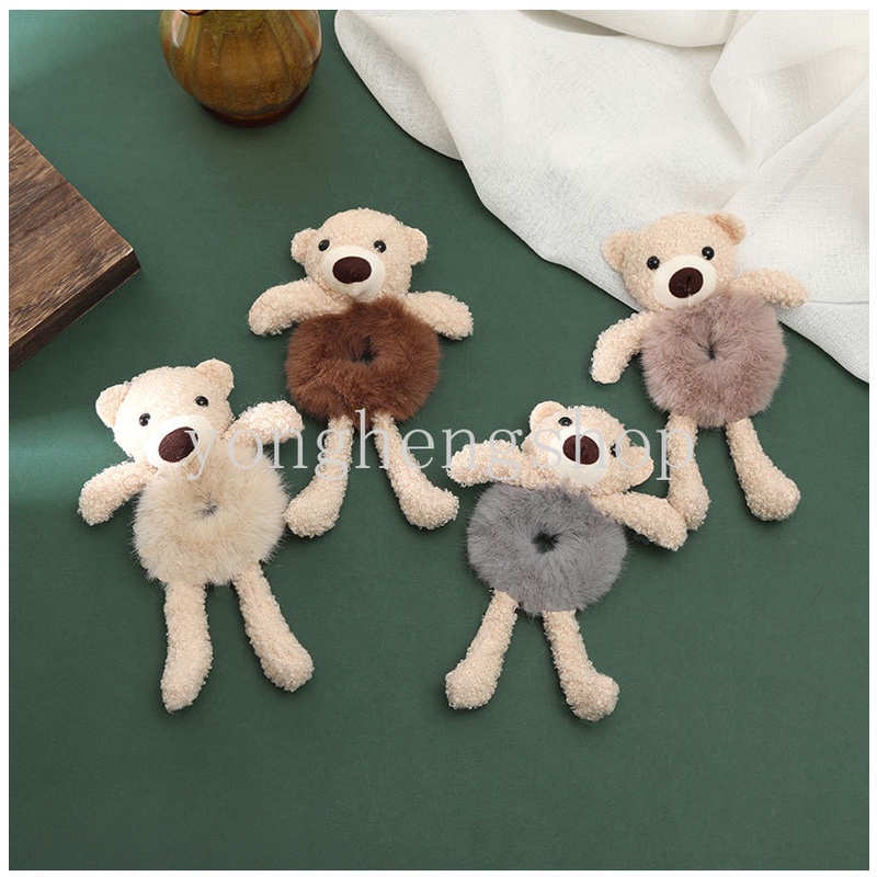 Dây Buộc Tóc Cao Su Co Giãn Kiểu Dáng Hoạt Hình Dễ Thương Dành Cho Nữ