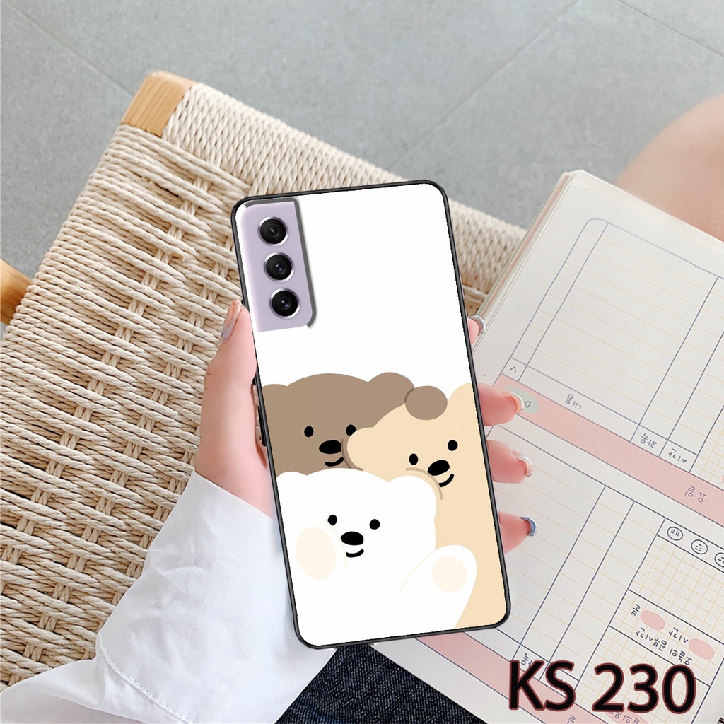 Ốp Samsung S21 - S21 FE -  S21 PLUS - S21 Ultra - Ốp lưng Samsung in hình Gấu nhỏ siêu đẹp, độc, lạ