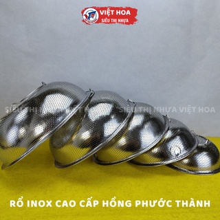 Rổ inox cao cấp, rổ inox nhiều size, rổ inox hồng phước thành